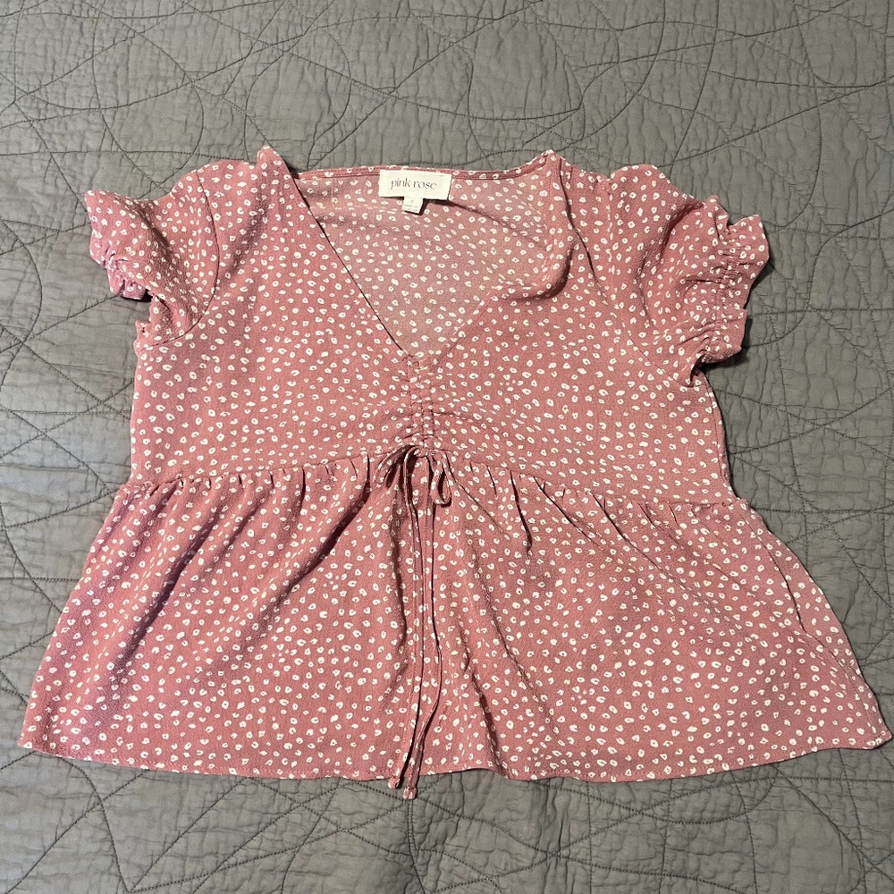 Pink Rose Top